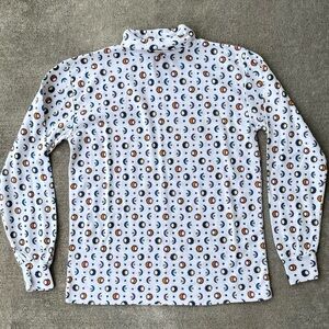 Vintage 90s astrology astrological horoscope planet stars turtleneck long sleeve